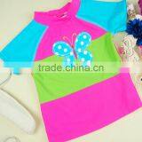 2 Piece Wholesale Summer Product Design Butterfly Children Swimwear Baby Girl Swimsuit 2017 thumbnail-1