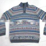 2016 Hot Sell Highest Quality Attractive Custom Design Men'S Intarsia Sweater thumbnail-3