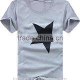 Custom Star Design Printing Cheap T-shirt Made in China thumbnail-3