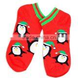 Cheap Price Christmas Gift 100% Cotton Wholesale Cartoon Teen Tube Socks thumbnail-2