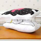 S64856A Stuffed Plush Toys Cotton 3D White And Black Bear Animals Decorative Cushion thumbnail-2