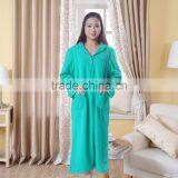 Super Soft Adults Coral Fleece Bath Robe With Hood for the Home thumbnail-1