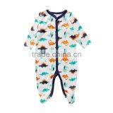 Wholesale Summer Cotton Boys Long Sleeve Baby Playsuit thumbnail-4