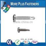 Made in Taiwan ALL METAL Tek Screws Pan Head Self Drilling thumbnail-2