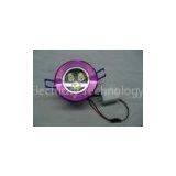 3 Watt LED Ceiling Spotlights Bulb , Purple Housing For Home