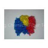 Blue Yellow Orange SF Polyester Staple Fiber 32MM - 102MM For Spinning