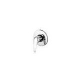 Round One Lever Eco-friendly Concealed Faucet Chrome plated Water Taps