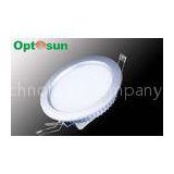 240*15mm 3014 Round Flat Panel Led Lights in Warm White , 1150lm 15W 7000K 12mm Panel Light