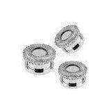 316L Steel New Screw Cut 24mm, 26mm Body Piercings Jewelry For Men thumbnail-1