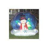 Christmas Advertising PVC Tarpaulin PVC Giant Inflatable Human Snowing Globe