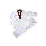 Ribbed Polycotton Taekwondo Outfit Martial Arts Clothing 110cm to 210cm thumbnail-1