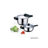 Sell S/S Pressure Cooker Set With Glass Lid, Stand and Steamer