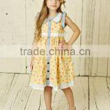 Summer New Design Baby Clothes Wholesale Girl Mustard Pie Clothing Set thumbnail-2