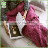 Burgundy Kids Handmade Mermaid Tail Blankets thumbnail-2