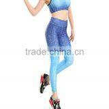 Women's Sports Gym Running Yoga Pants Leggings Bra Set thumbnail-1