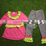 Girls Autumn Clothing Set Casual Patched on Knee Children Wear Fancy Kids Stylish Suits Wholesale Children's Boutique Clothing thumbnail-5