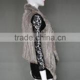 Fashion Ladies Knit Fur Vest/ Spring Outwear Coat With Fine Workmanship thumbnail-3