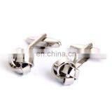 Fashionable New Design Button Make Metal Knot Cufflinks thumbnail-3