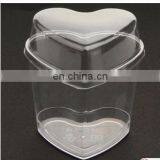 Wholesale Heart Shape Lamy Pudding Cup With Lid Clear Disposable Cups With Lids thumbnail-5