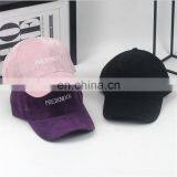 Fashion Unisex Corduroy Embroidery Snapback Baseball Cap thumbnail-1