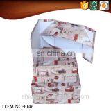 London Pattern Cardboard Collapsible Box thumbnail-4