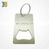 Cheap Custom Zinc Alloy Plating Sqaure Bottle Opener