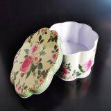 Top Tins Flower Pattern Candy Chocolate & Coffee Silk-screen Printing Screw thumbnail-2