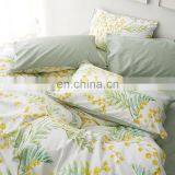 RawHouse Home Textile Plant Yellow Flower Print Cotton Bedding Set thumbnail-7