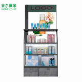 Design Beauty Supplies Store Display Stand Retail Makeup Shelves Cosmetic Display Rack thumbnail-2