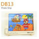 Wooden painting board - Pirate Ship