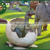 Lisaurus-D Life Size Fiberglass Dinosaur Egg Baby for Park