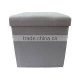 Yes Folded Brown Folding Storage Ottoman thumbnail-6