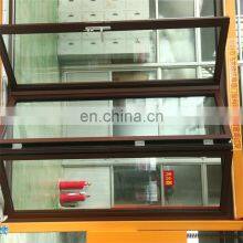 AS2047 Australia Standard Outward Opening Double Tempered Glazed Aluminium bi Fold Window Fold up Glass Window