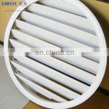Round Design Aluminum Shutters /Circle Aluminum Duct Louvers With Arch Design