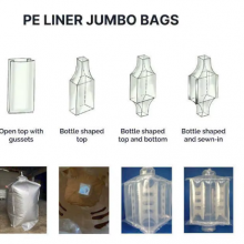FIBC Liner for Bulk Material Handling - Durable Polyethylene Construction - Custom Sizes Available thumbnail-4