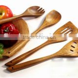 China Manufacturer hot sale wooden kitchen utensil set