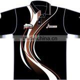 High Quality Sublimation POLO SHIRTS / New Customize 100% Polyester Sublimation Polo Shirts for Mens thumbnail-2