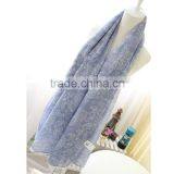 Leisure Paisley Pattern Lace Brim Women's Multifunctional Pashmina Shawl thumbnail-2