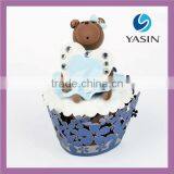 Wonderful Blossoming Flowers Style Cupcake Wrapper