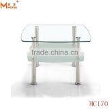 Tempered Glass Handy Side Table for Living Room Furniture