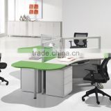 Modern office workstation,3 people office desk with partition (SZ-WSB320)