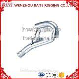 Carabiner Wholesale Galvanized 115D Snap Hook Steel Electric Galvanized Spring Bolt In China Rigging Manufacturer thumbnail-1