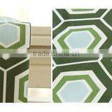 Poly Cotton Printing Table Linen Green Table Runners thumbnail-2