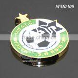 Green Box Packing Round Star Shaped Promotional Club Football Match Customize Sports Game Metal Medal thumbnail-1
