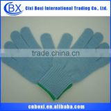 Made in china factory price 2014 top sale safety gloves,hot sell cotton glove with dot