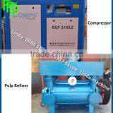 Using Diesel Fuel Paper Pulp Egg Tray Production Line Equipped With Metal Drying Line