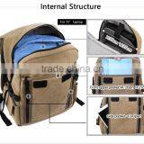 Grey High Quality Bag For Camera New Canvas Photo Backpack Tablet Bag thumbnail-6