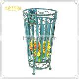 Vintage Wrought Iron Round Eco Friendly Umbrella Display Rack thumbnail-4