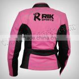 Women Motorbike Leather Jacket & Motorcycle Clothing Real Leather Racing Jacket thumbnail-2