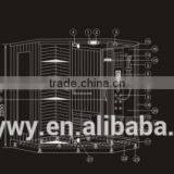 Diamond Shape Computer Steam Room S-079 thumbnail-2